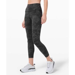 LuluLemon Wunder Under Luxtreme 25” Camo Legging